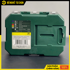 Bộ Vặn Vít Bosch 26 Món 2607017322 – Đa Năng – Kèm Cần Siết, Đầu Từ & Đầu Chuyển – Hàng Chính Hãng Có VAT