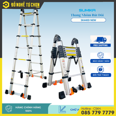 Thang nhôm rút đôi 4.4m Sumika SK440D new
