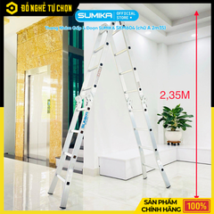 Thang nhôm gấp đa năng sumika, Model SKM 604