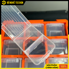 Bộ tủ gồm 9 khay nhựa đựng linh kiện (dạng kín) 380x155x320mm hiệu Wadfow WTB8331