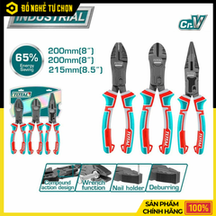 Bộ 3 Kềm Răng – Cắt – Nhọn THT2K0301 | Chất Liệu Thép CR-V Bền Bỉ - Hàng Chính Hãng Có VAT