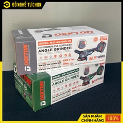 [THÂN] Máy Mài Góc Không Dây Dekton M21-AG100PLUS – Brushless – Tốc Độ 6 Cấp – Có Duy Trì Tốc Độ – Hàng Chính Hãng Có VAT