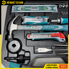 Bộ Dụng Cụ Đa Năng 120 Món TOTAL THKTAC01120 – Hộp Nhựa Cao Cấp – Hàng Chính Hãng Có VAT