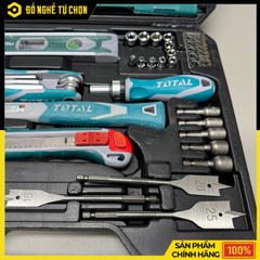 Bộ Dụng Cụ Đa Năng 120 Món TOTAL THKTAC01120 – Hộp Nhựa Cao Cấp – Hàng Chính Hãng Có VAT