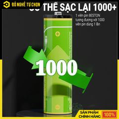 Hộp 4 Viên Pin Sạc Beston AAA Lithium USB-C 1.5V 3AC-25  – Điện Áp Ổn Định, Sạc Nhanh Tiện Lợi | Hàng Chính Hãng, Có VAT