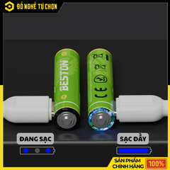 Hộp 4 Viên Pin Sạc Beston AAA Lithium USB-C 1.5V 3AC-25  – Điện Áp Ổn Định, Sạc Nhanh Tiện Lợi | Hàng Chính Hãng, Có VAT