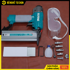 Súng Bắn Đinh Hơi Total TAT83501 – Đinh Thẳng Ga18, Bắn Đinh 15–50mm, Áp Suất 4–7 Bar – Hàng Chính Hãng Có VAT
