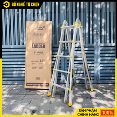 Thang Nhôm Rút Lồng Chữ A SUMIKA SKM405A 2.9m – Hàng Chính Hãng, Có VAT