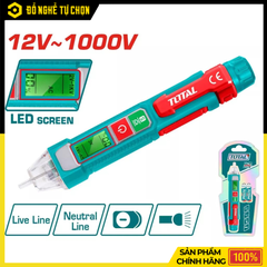 Đầu Dò Điện Áp AC TOTAL THT210003 – Phát Hiện Điện Áp Nhanh, An Toàn, Chính Xác - Hàng Chính Hãng, Có VAT