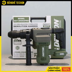 Máy Đục Bê Tông 21V M21-DH06XPRO & M21-DH06PRO – Lực Đập 6J | Motor Brushless | Giảm Rung AVT - Hàng Chính Hãng Có VAT