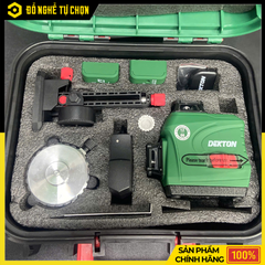 Máy Cân Bằng Laser 12 Tia Xanh Dekton DK-LS1201 – Độ Chính Xác Cao, Xoay 360 Độ, Hàng Chính Hãng, Có VAT