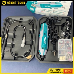 Máy Mài Khắc Mini Total TG2006 – 200W – Điều Tốc – LCD – Bộ Phụ Kiện 149 Chi Tiết – Chính Hãng Có VAT