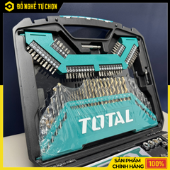 Bộ Dụng Cụ Đa Năng 120 Món TOTAL THKTAC01120 – Hộp Nhựa Cao Cấp – Hàng Chính Hãng Có VAT