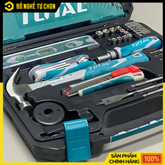 Bộ Dụng Cụ Đa Năng 120 Món TOTAL THKTAC01120 – Hộp Nhựa Cao Cấp – Hàng Chính Hãng Có VAT