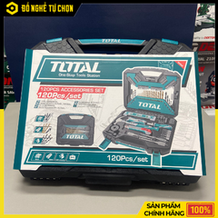 Bộ Dụng Cụ Đa Năng 120 Món TOTAL THKTAC01120 – Hộp Nhựa Cao Cấp – Hàng Chính Hãng Có VAT