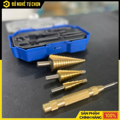 Bộ 4 mũi khoan tháp - Hiệu Wadfow - Model: WJD3404