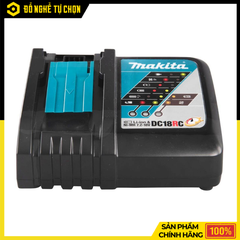 Bộ Sạc Nhanh Makita DC18RC 630718-5 – Sạc Thông Minh, Tản Nhiệt Tốt, Tương Thích Nhiều Dòng Pin | Hàng Chính Hãng, Có VAT