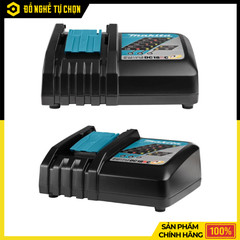 Bộ Sạc Nhanh Makita DC18RC 630718-5 – Sạc Thông Minh, Tản Nhiệt Tốt, Tương Thích Nhiều Dòng Pin | Hàng Chính Hãng, Có VAT