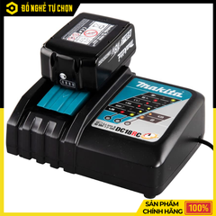 Bộ Sạc Nhanh Makita DC18RC 630718-5 – Sạc Thông Minh, Tản Nhiệt Tốt, Tương Thích Nhiều Dòng Pin | Hàng Chính Hãng, Có VAT