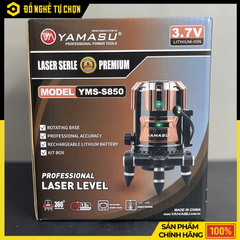 Máy Cân Mực Laser 5 Tia Xanh Yamasu YMS-S850 Serie 2025 Có Remote | Hàng Chính Hãng, Có VAT