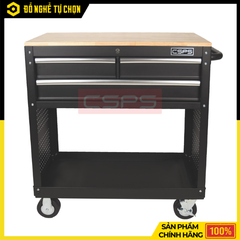 Tủ Dụng Cụ Di Động 91cm CSPS 3 Hộc Kéo VNUC09103BB2M | Hàng Chính Hãng, Có VAT