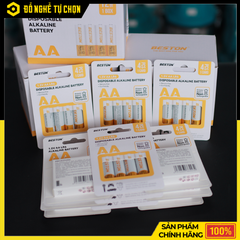 Pin Alkaline AA 1.5V Beston AA-LR6-4P – Pin Tiểu AA Dùng Cho Remote, Micro, Đồ Chơi – Hàng Chính Hãng Có VAT