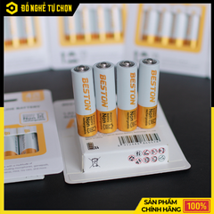 Pin Alkaline AA 1.5V Beston AA-LR6-4P – Pin Tiểu AA Dùng Cho Remote, Micro, Đồ Chơi – Hàng Chính Hãng Có VAT