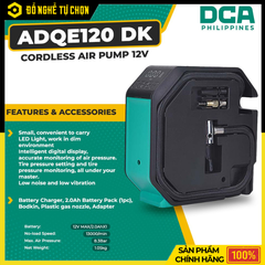Máy bơm hơi dùng pin DCA ADQE120DK - 12V