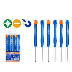 Bộ 6 tua vít chính xác 50mm - Hiệu Wadfow - Model: WSS2B06
