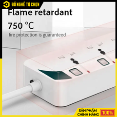 Ổ Cắm Điện 4 Lỗ Dây Dài 5m Akko Star 56068 – An Toàn, Tiện Dụng | Hàng Chính Hãng, Có VAT