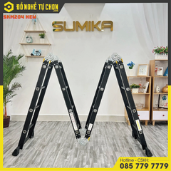 Thang nhôm gấp đa năng 4 đoạn - 16 bậc Sumika SKM204 NEW