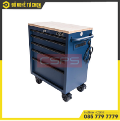 Tủ Dụng Cụ CSPS 76cm - 05 Hộc Kéo Không Nâng Hạ Màu Xanh
