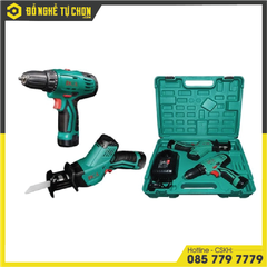 Bộ Combo Máy Khoan Và Máy Cưa Kiếm Dùng Pin DCA ADKIT02EK