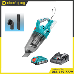 Máy hút bụi 0.5L dùng pin Lithium 20V hiệu Total TVLI20126
