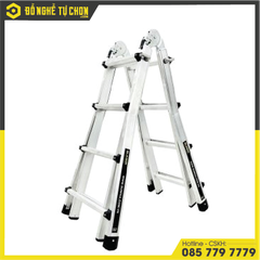 Thang Nhôm Chữ A Rút Lồng SUMIKA SKM404, Chữ A Cao Nhất 2.0m