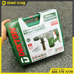 Máy khoan cầm tay, hiệu DEKTON, dụng cụ cầm tay hoạt động bằng động cơ điện, model DK-RH2702