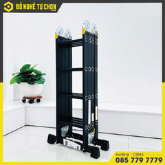 Thang nhôm gấp đa năng 4 đoạn - 16 bậc Sumika SKM204 NEW