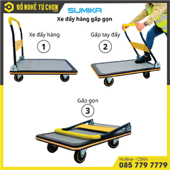 Xe Đẩy Hàng Sàn Thép SUMIKA T300, Tải Trọng 300kg