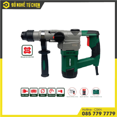 Máy khoan cầm tay, hiệu DEKTON, dụng cụ cầm tay hoạt động bằng động cơ điện, model DK-RH2702