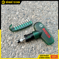 Bộ Mũi Vặn Vít Cầm Tay 10 Món Bosch 2607019510 – Đa Năng, Bền Bỉ, Tháo Lắp Chính Xác | Hàng Chính Hãng, Có VAT