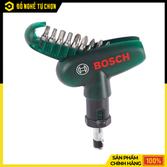 Bộ Mũi Vặn Vít Cầm Tay 10 Món Bosch 2607019510 – Đa Năng, Bền Bỉ, Tháo Lắp Chính Xác | Hàng Chính Hãng, Có VAT