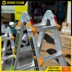 Thang Nhôm Rút Lồng 2m Boodoor RL20 – Nhôm Dày 2.4mm, Tải Trọng 300Kg, Gọn Nhẹ Tiện Lợi | Hàng Chính Hãng, Có VAT