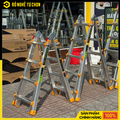 Thang Nhôm Rút Lồng 2m Boodoor RL20 – Nhôm Dày 2.4mm, Tải Trọng 300Kg, Gọn Nhẹ Tiện Lợi | Hàng Chính Hãng, Có VAT