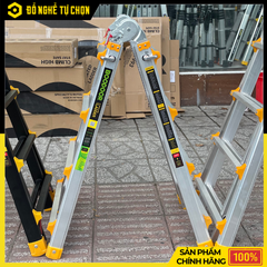 Thang Nhôm Rút Lồng 2m Boodoor RL20 – Nhôm Dày 2.4mm, Tải Trọng 300Kg, Gọn Nhẹ Tiện Lợi | Hàng Chính Hãng, Có VAT