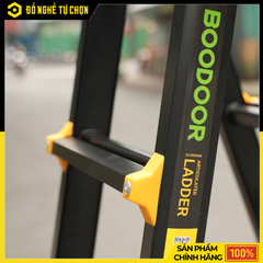 Thang Nhôm Rút Lồng Chữ A 2m Boodoor BRL20B (Khóa Mỹ) – Duỗi Thẳng 4m, Nhôm Dày 2.6mm | Hàng Chính Hãng, Có VAT