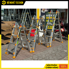 Thang Nhôm Rút Lồng 2.5m Boodoor BRL25 – Duỗi Thẳng 5m, Nhôm Dày 2.4mm, Tải Trọng 300Kg | Hàng Chính Hãng, Có VAT