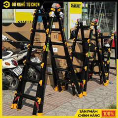 Thang Nhôm Rút Lồng Chữ A 3m Boodoor MS30 (Khóa Mỹ) – Duỗi Thẳng 6m, Nhôm Dày 2.6mm, Tải Trọng 150Kg | Hàng Chính Hãng, Có VAT