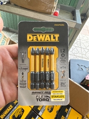 Bộ 5 mũi vít PH2 58mm chuôi lục giác hiệu Dewalt DWA2PH2IR5-Z