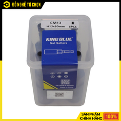 Đầu Chụp Bulon Sâu Lòng KingBlue CM13 13mm CR-V Cao Cấp, Siết Mở Nhanh Chóng Và Chính Xác | Hàng Chính Hãng, Có VAT