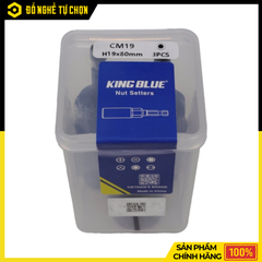 Đầu Chụp Bulong Sâu Lòng King Blue CM19 – Siết Mở Bulong Chắc Chắn, Chịu Lực Tốt, Độ Bền Cao | Hàng Chính Hãng, Có VAT